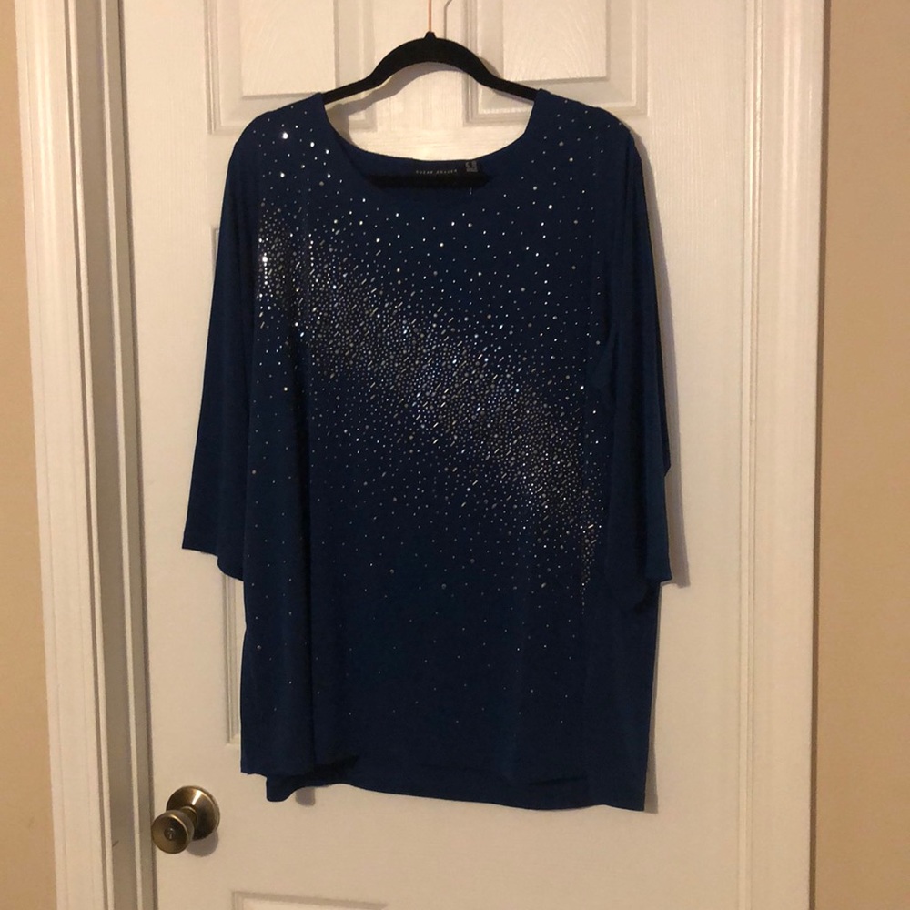 Susan Graver beaded top